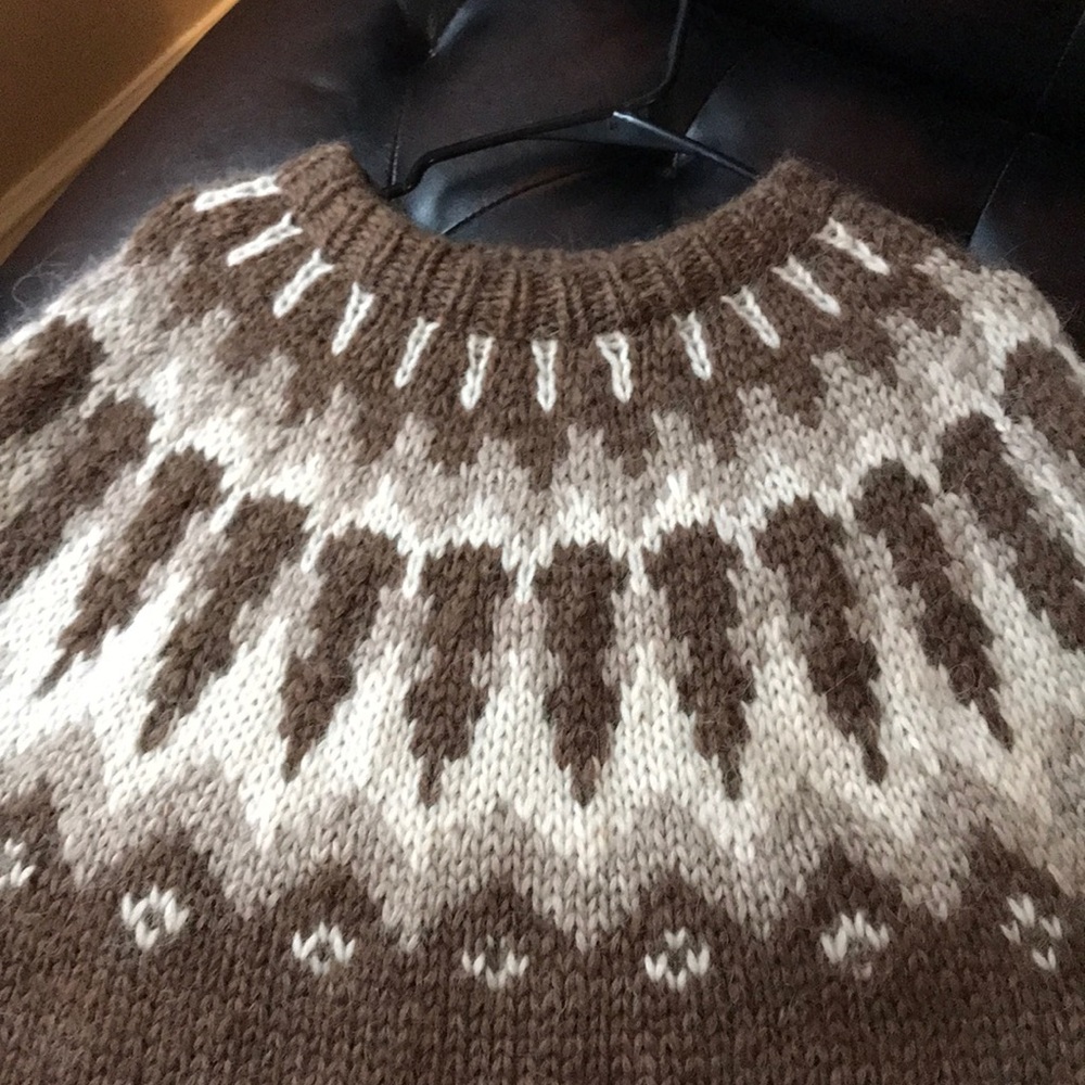 100 percent wool Icelandic sweater